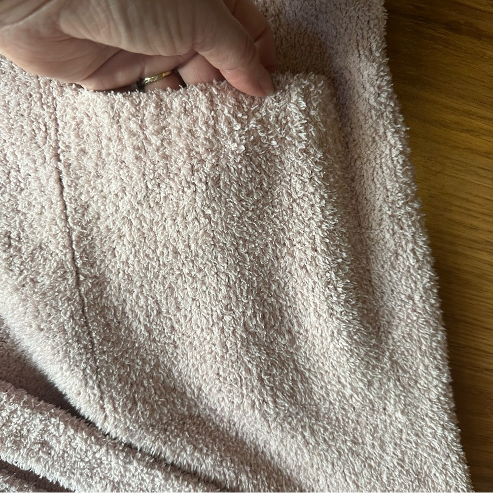 Women’s Soft‎ Pink Luxury Fleece Bathrobe - Picture 4 of 5
